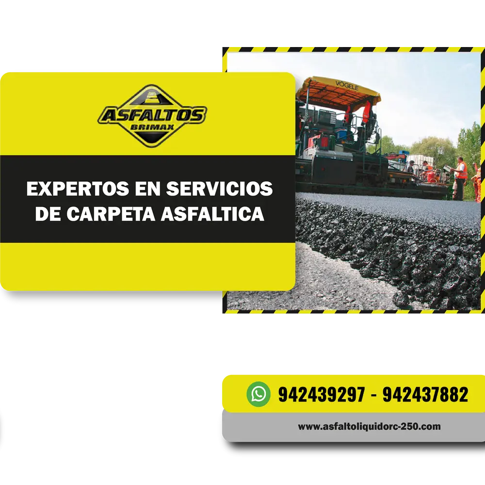 Colocación de Carpeta Asfaltica en Lima